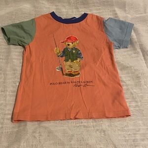 Polo by Ralph Lauren Kids' Orange Polo Bear T-Shirt